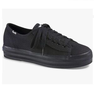 Keds Triple Kick Platform Sneaker Black - 7.5M